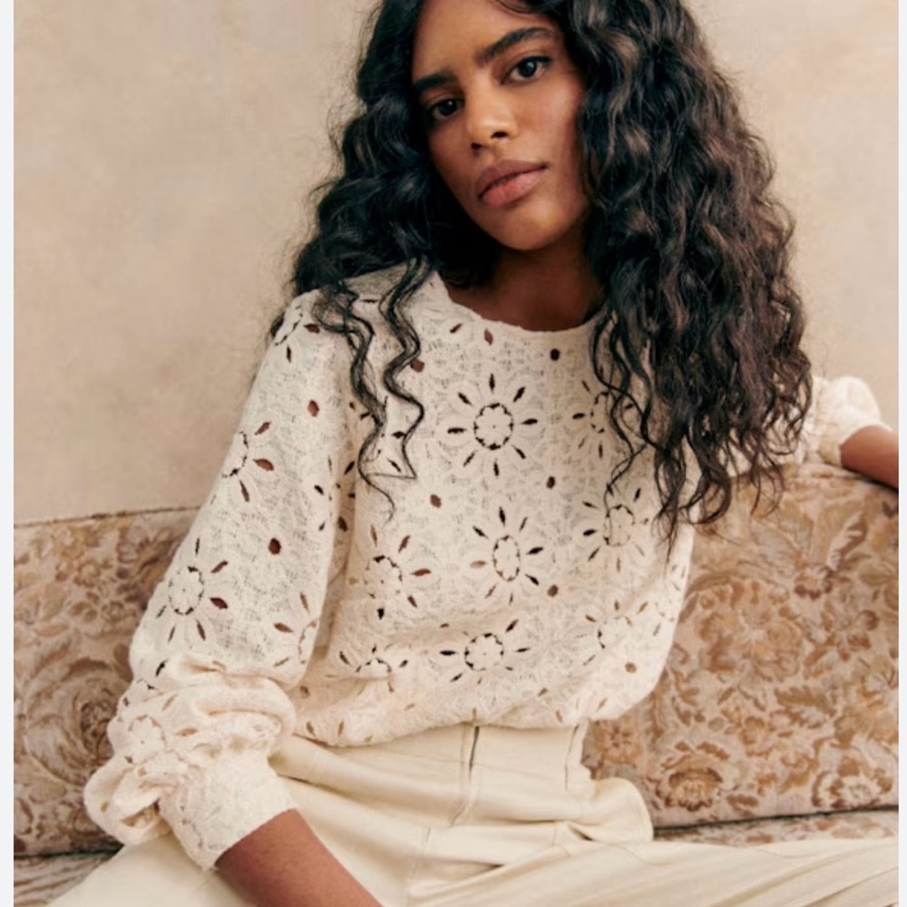 Sézane Jesse Blouse in Size 10 (42)